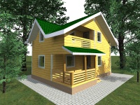 Дом из бруса 6х9 | Строительство домов в Оленегорске