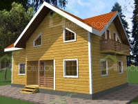 Дом из бруса 8х11 | Строительство домов в Оленегорске